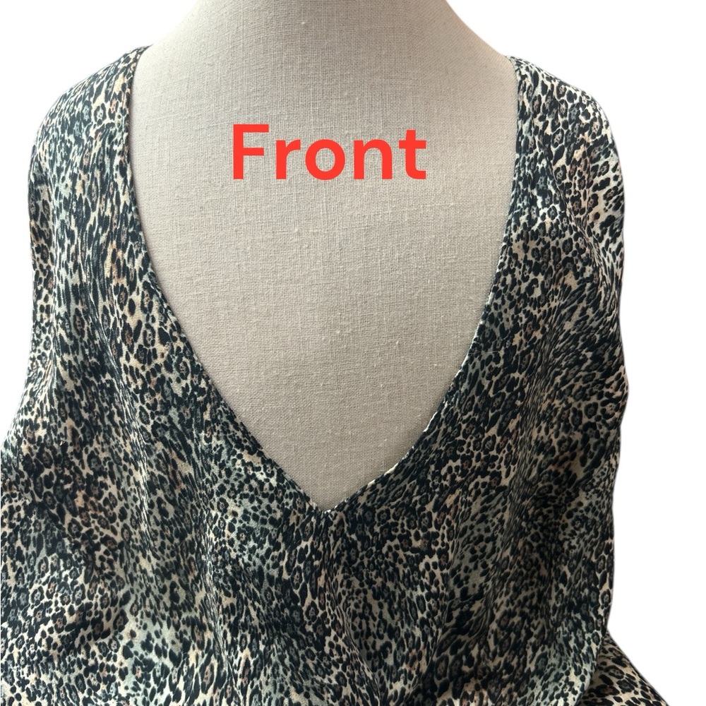 Rory Beca Black and White Patterned Halter Top - Picture 7 of 8